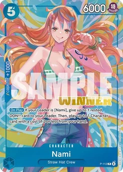 One Piece-Karte Nami (Heroines Battle Winner Pack) P-112v2