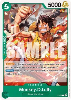 One Piece-Karte Monkey.D.Luffy (OP16 Release Event) P-135v2