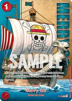 One Piece-Karte Merry Go - P-142 (Premium Card Collection -Live Action Edition Vol.2 Straw Hat Crew-) P-142