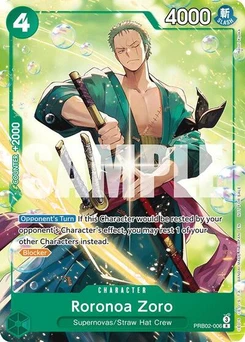 One Piece-Karte Roronoa Zoro (Welcome Pack 2026 Vol.1) PRB02-006v2