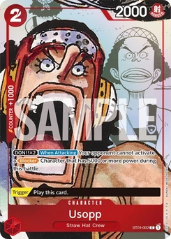 One Piece-Karte Usopp - ST01-002 (Alternate Art) ST01-002v2