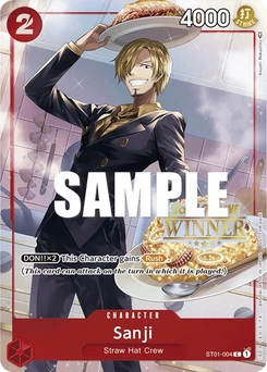 One Piece-Karte Sanji (Offline Regional 2023) [Winner] ST01-004v3