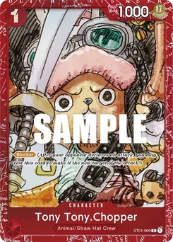 One Piece-Karte Tony Tony.Chopper (Premium Card Collection -ONE PIECE FILM RED Edition-) ST01-006v5