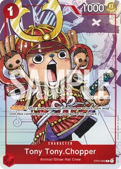 One Piece-Karte Tony Tony.Chopper - ST01-006 (Alternate Art) ST01-006v6