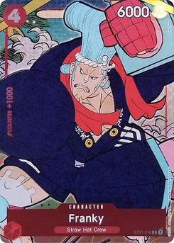 One Piece-Karte Franky (English Version 1st Anniversary Set) ST01-010