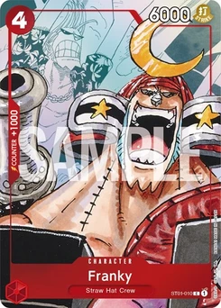One Piece-Karte Franky - ST01-010 (Alternate Art) ST01-010v2