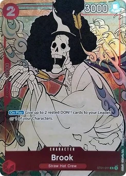 One Piece-Karte Brook (English Version 1st Anniversary Set) ST01-011v2