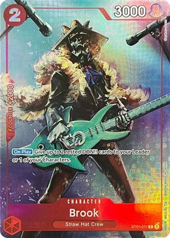 One Piece-Karte Brook (Premium Card Collection -BANDAI CARD GAMES Fest. 23-24 Edition-) ST01-011v3