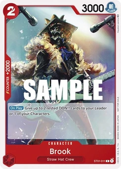 One Piece-Karte Brook (Tournament Pack Vol. 4) ST01-011v5