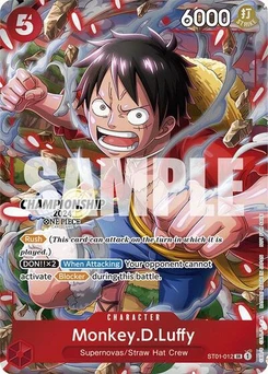 One Piece-Karte Monkey.D.Luffy (CS 2024 Celebration Pack) ST01-012