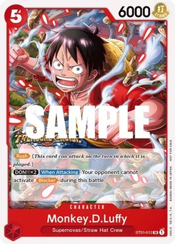 One Piece-Karte Monkey.D.Luffy (Tournament Pack Vol. 5) ST01-012v2
