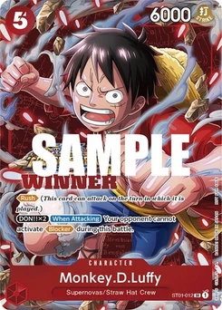 One Piece-Karte Monkey.D.Luffy (Winner Pack Vol. 5) ST01-012v3