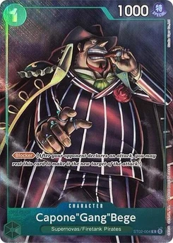 One Piece-Karte Capone"Gang"Bege (Premium Card Collection -Best Selection Vol. 2-) ST02-004
