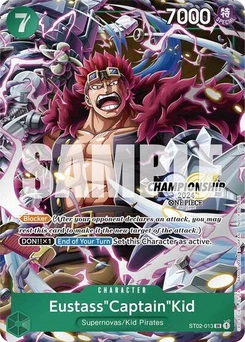 One Piece-Karte Eustass"Captain"Kid (CS 2024 Celebration Pack) ST02-013