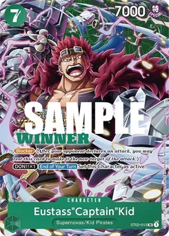 One Piece-Karte Eustass"Captain"Kid (Winner Pack Vol. 5) ST02-013v3