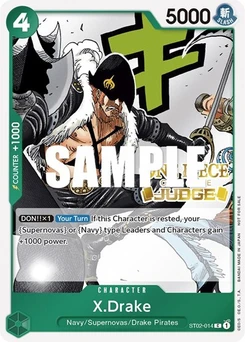 One Piece-Karte X.Drake (Judge Pack Vol. 2) ST02-014