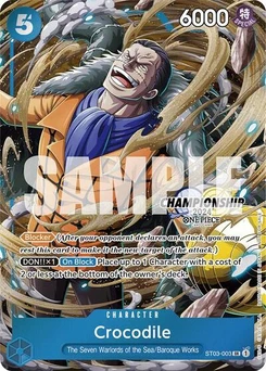 One Piece-Karte Crocodile (CS 2024 Celebration Pack) ST03-003