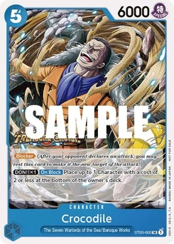 One Piece-Karte Crocodile (Tournament Pack Vol. 5) ST03-003v2