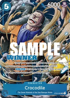 One Piece-Karte Crocodile (Winner Pack Vol. 5) ST03-003v3