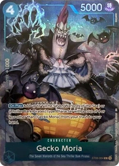 One Piece-Karte Gecko Moria (Seven Warlords of the Sea Binder Set) ST03-004