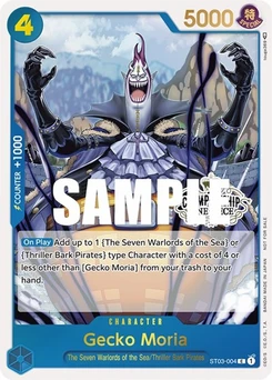 One Piece-Karte Gecko Moria (Store Championship 2023 Participation Pack Vol.1) ST03-004v2