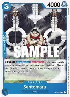 One Piece-Karte Sentomaru (Tournament Pack Vol. 3) [Participant] ST03-007v3