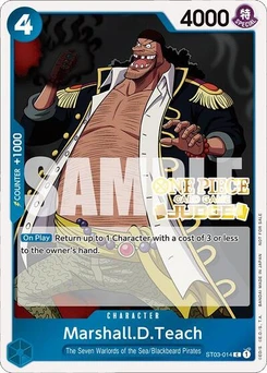 One Piece-Karte Marshall.D.Teach (Judge Pack Vol. 4) ST03-014
