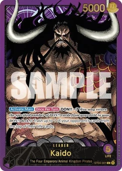 One Piece-Karte Kaido (Premium Card Collection -Leader Collection-) ST04-001
