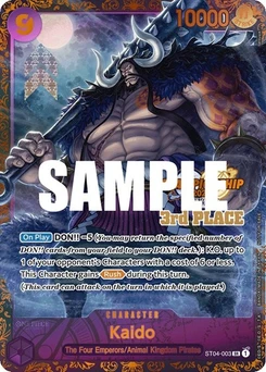 One Piece-Karte Kaido (CS 2023 Trophy Card) [3rd Place] ST04-003v2