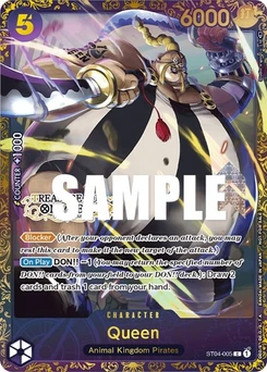 One Piece-Karte Queen (Treasure Cup) ST04-005v2