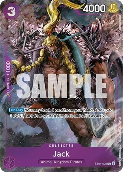 One Piece-Karte Jack (Premium Card Collection -BANDAI CARD GAMES Fest. 23-24 Edition-) ST04-008v7