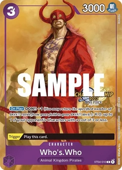 One Piece-Karte Who's.Who (CS 2023 Celebration Pack) ST04-010