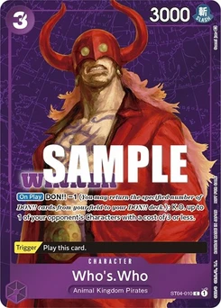 One Piece-Karte Who's.Who (Tournament Pack Vol. 3) [Winner] ST04-010v3