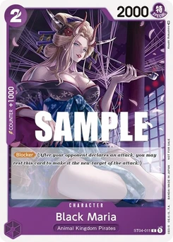 One Piece-Karte Black Maria (Tournament Pack Vol. 2) ST04-011v3