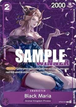 One Piece-Karte Black Maria (Tournament Pack Vol. 2) [Winner] ST04-011v4