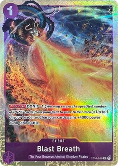 One Piece-Karte Blast Breath (Premium Card Collection -Best Selection Vol. 1-) ST04-016