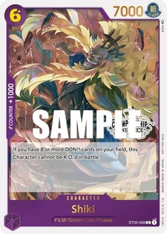 One Piece-Karte Shiki (Store Championship Participation Pack Vol. 2) ST05-008