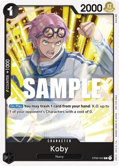 One Piece-Karte Koby (Promotion Pack 2023) ST06-002