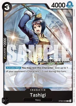 One Piece-Karte Tashigi (ST15 - ST20 Release Event Pack) ST06-006v3