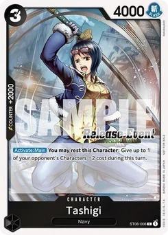 One Piece-Karte Tashigi (ST15 - ST20 Release Event Winner Pack) ST06-006v4