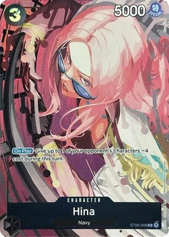 One Piece-Karte Hina (Premium Card Collection -Best Selection Vol. 2-) ST06-008v2