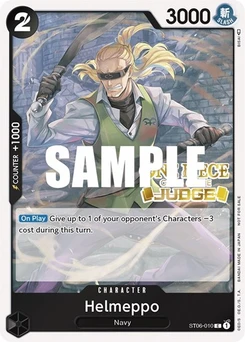 One Piece-Karte Helmeppo (Judge) ST06-010