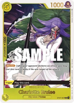 One Piece-Karte Charlotte Brulee (Store Championship 2023 Participation Pack Vol.1) ST07-007