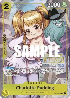 One Piece-Karte Charlotte Pudding (Online Regional 2023) [Winner] ST07-008v6