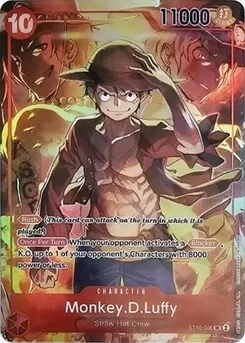 One Piece-Karte Monkey.D.Luffy (Treasure Booster Set) ST10-006v3