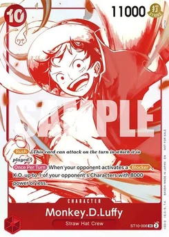 One Piece-Karte Monkey.D.Luffy - ST10-006 (3rd Anniversary Treasure Campaign Pack) ST10-006v5