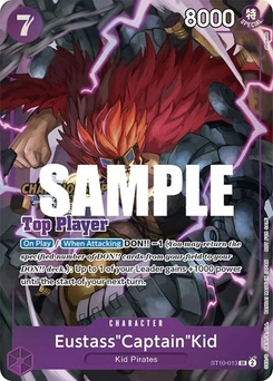 One Piece-Karte Eustass"Captain"Kid (CS 2023 Top Players Pack) ST10-013