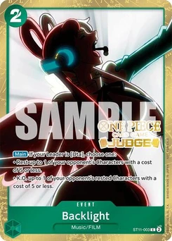 One Piece-Karte Backlight (Judge Pack Vol. 5) ST11-003