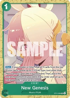 One Piece-Karte New Genesis (Starter Deck 11: Uta Deck Battle) ST11-004