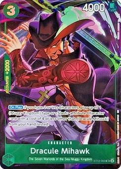 One Piece-Karte Dracule Mihawk (Illustration Box Vol.4) ST12-003